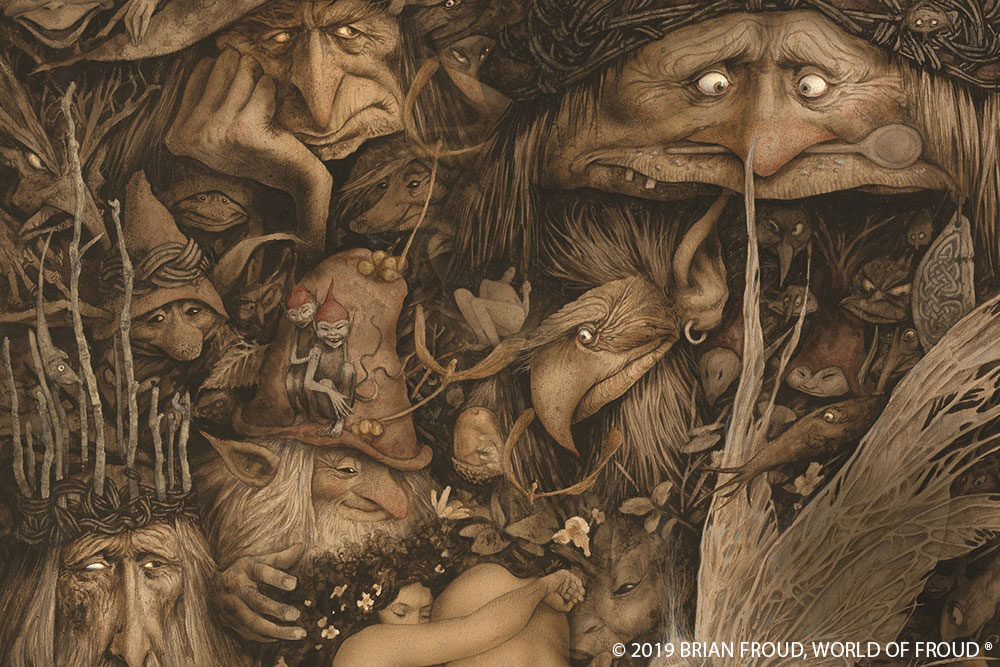 いたずら好きな生き物 - ブライアン・フラウド フェアリー - Hardcover